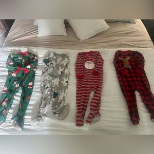 4 Xmas PJs. 2T - New from target, twins wore them a handful of times. $20 OBO